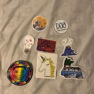 lot of stickers